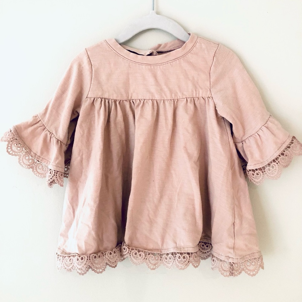 Savannah Girl’s Ruffle Sleeve Blouse